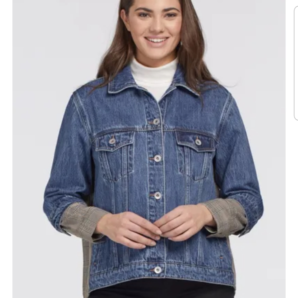 Tribal Jean Jacket, size small